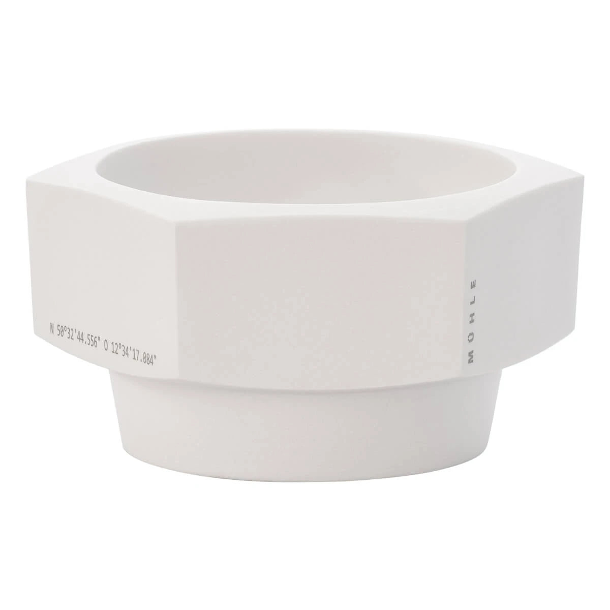 Tvålkopp, Hexagon, Vit