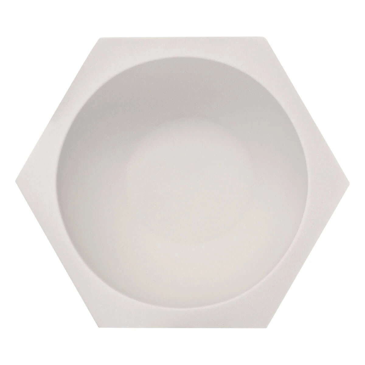 Tvålkopp, Hexagon, Vit