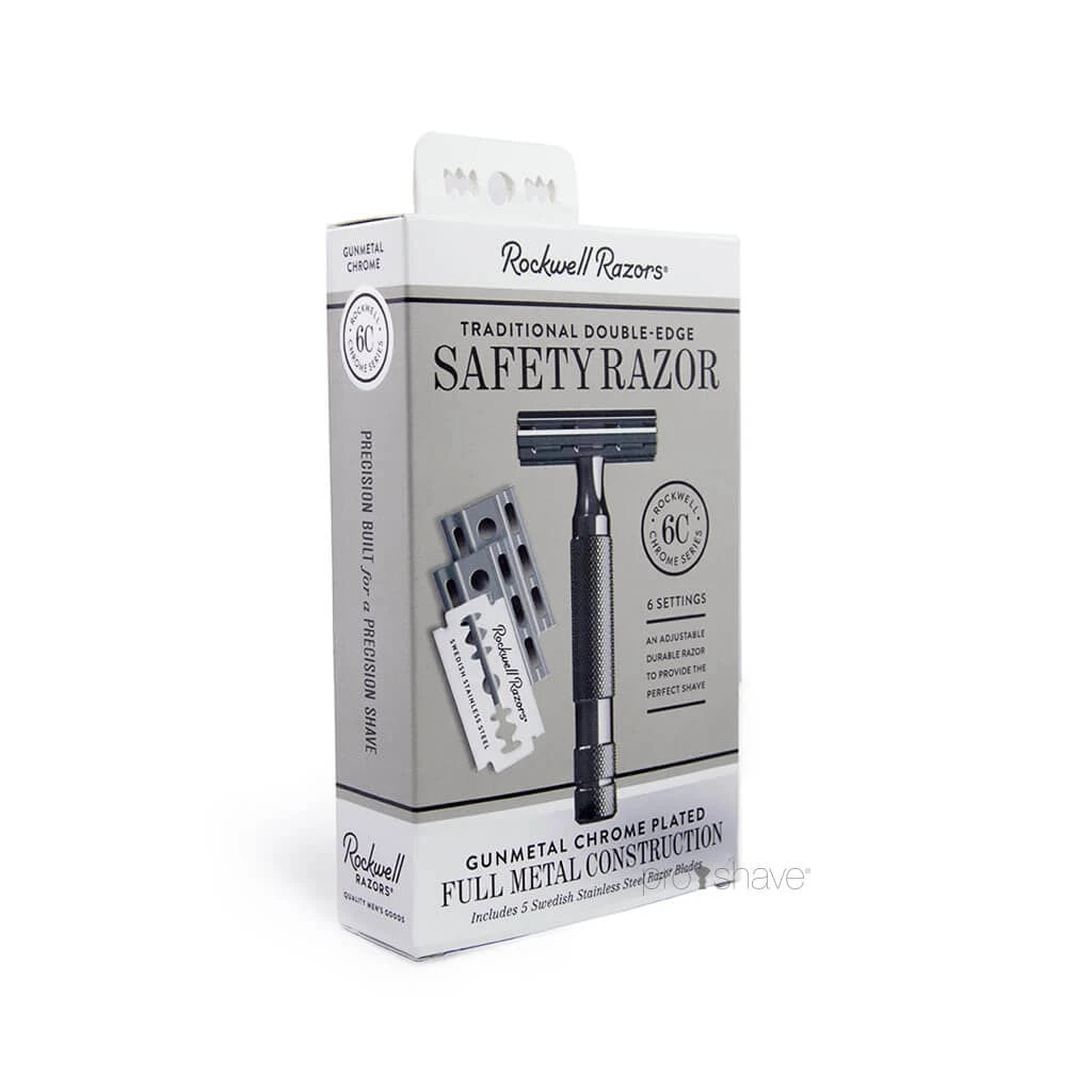 6C Justerbar Säkerhetshyvel, Gunmetal