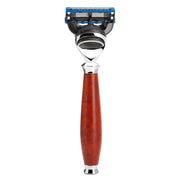 Gillette Fusion Säkerhetshyvel, Purist, Briar wood