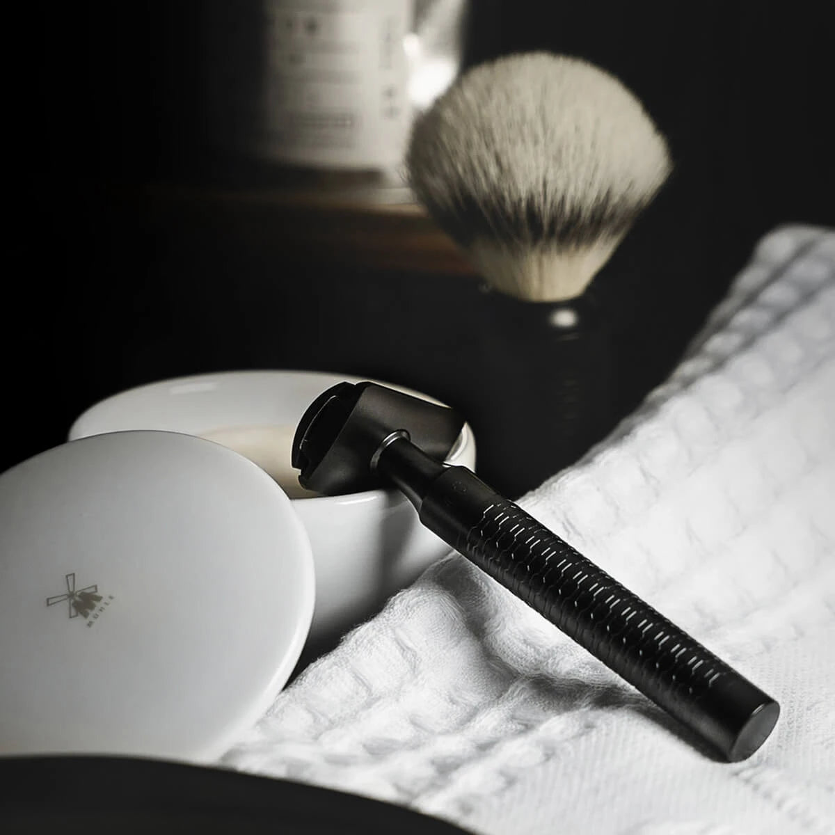 Silvertip Fibre® Rakborste, 21 mm, Rocca, Svart rostfritt stål