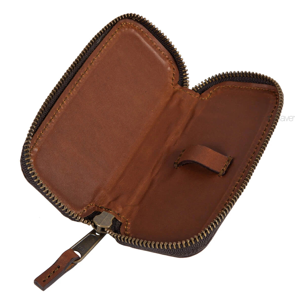 Läderfodral till Single Edge Rakhyvel, Bourbon