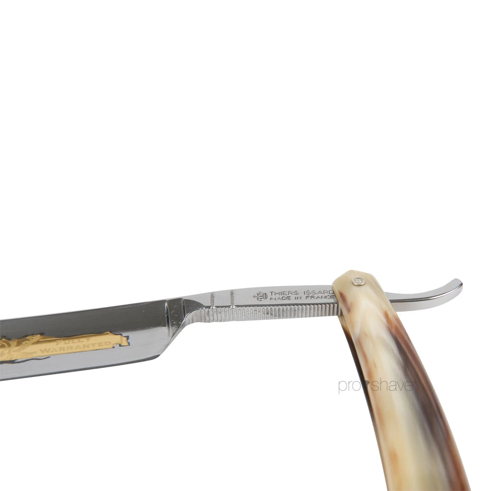 Rakkniv, 6/8 Round Nose, Ljust horn