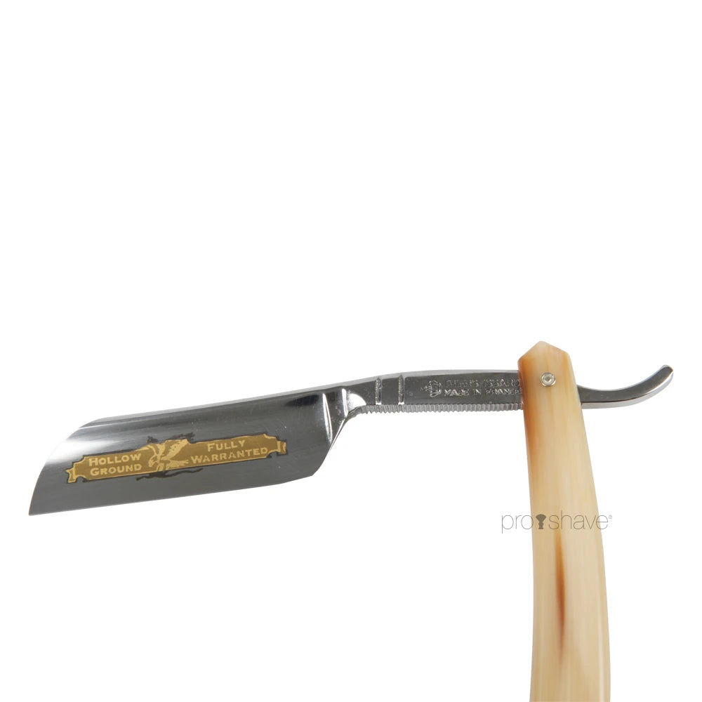 Rakkniv, 6/8 French Nose, Ljust horn