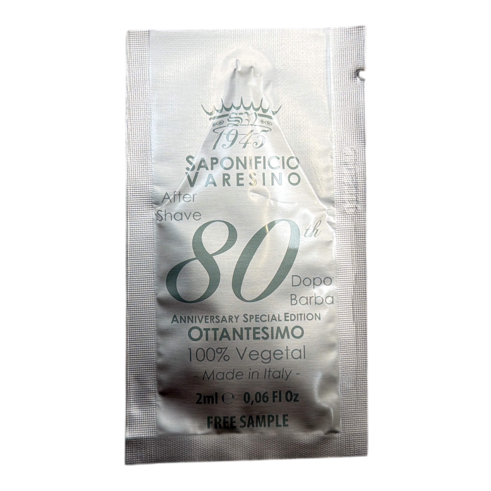 Aftershave, 80th Anniversary, PROVER, 2 ml.