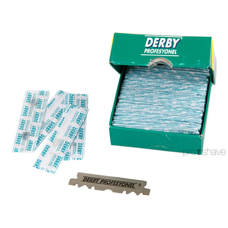 Set med Rakkniv + 100 Derby-blad