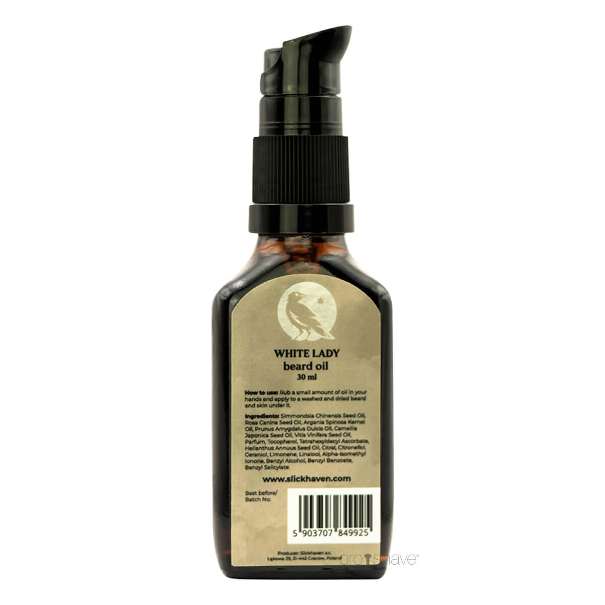 Skäggolja, White Lady, 30 ml.