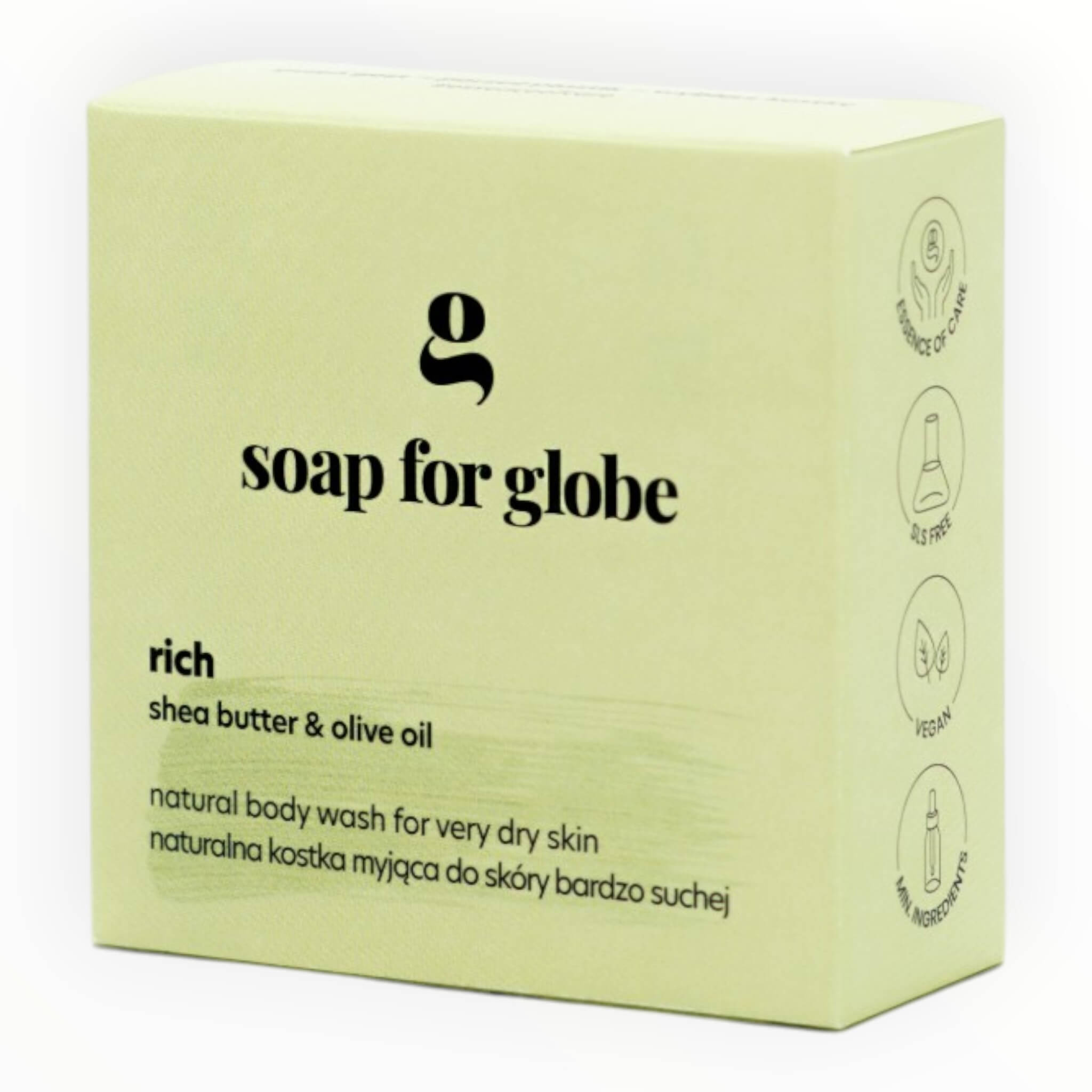 Body Wash Bar, Dry skin - Rich, 100 g.