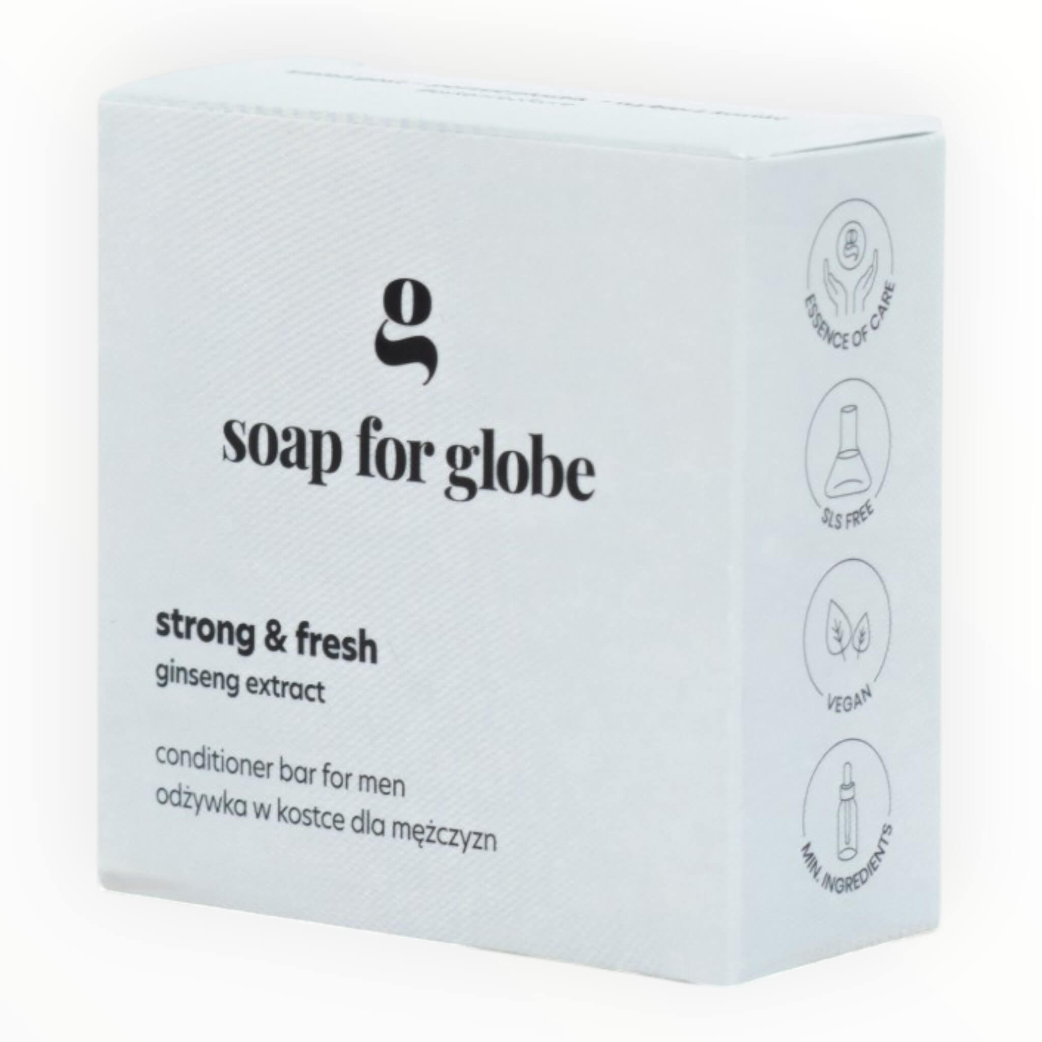 Conditioner Bar, Men - Strong & Fresh, 50 g.