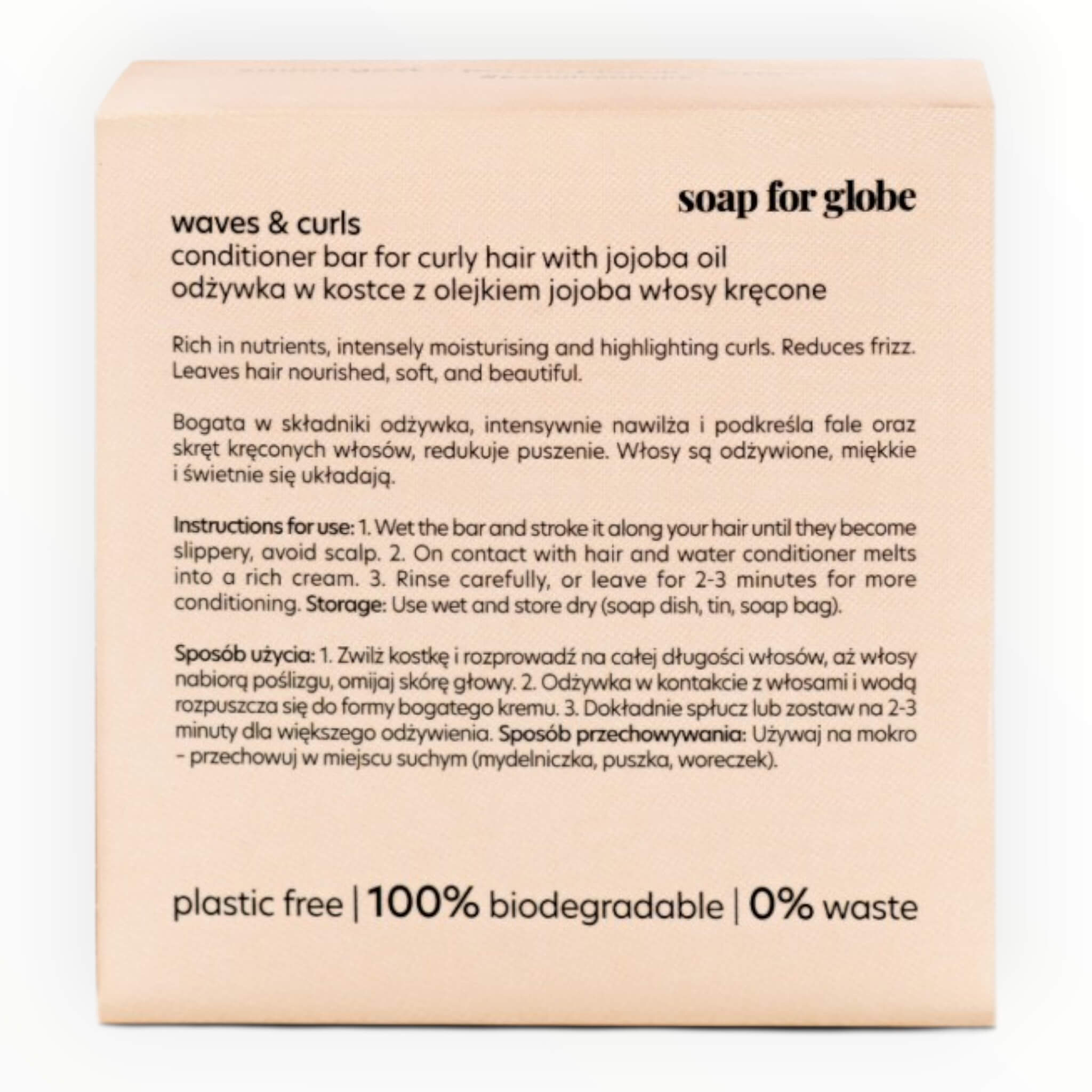 Shampoo Bar, Lockigt hår - Vågor & Lockar, 80 g.