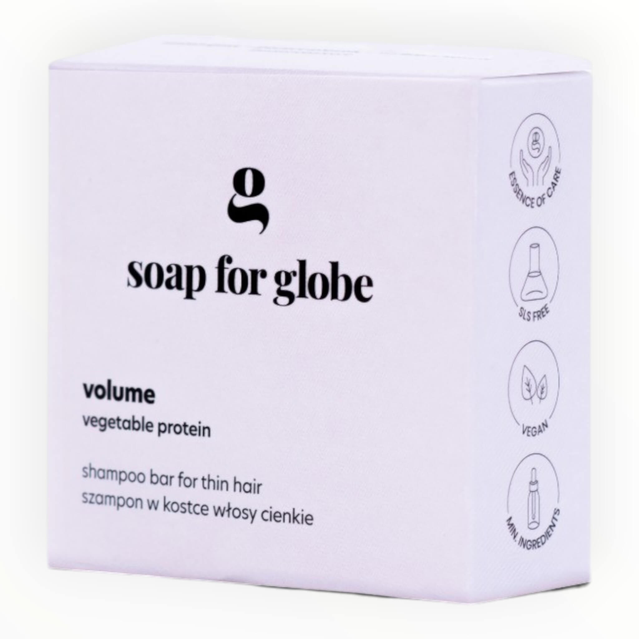 Shampoo Bar, Tunt hår - Volym, 80 g.