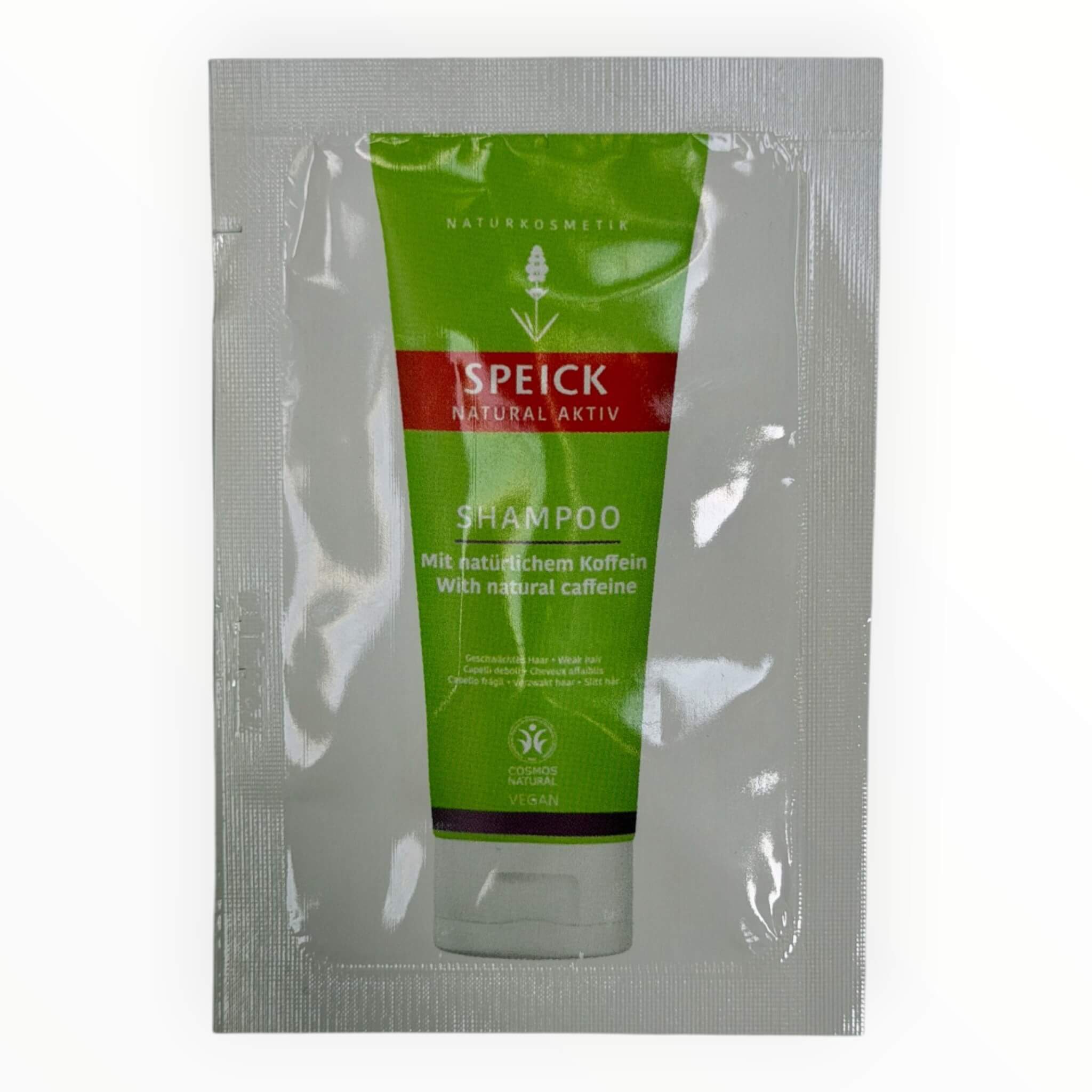 Natural Active-schampo, koffein, provförpackning, 6 ml.