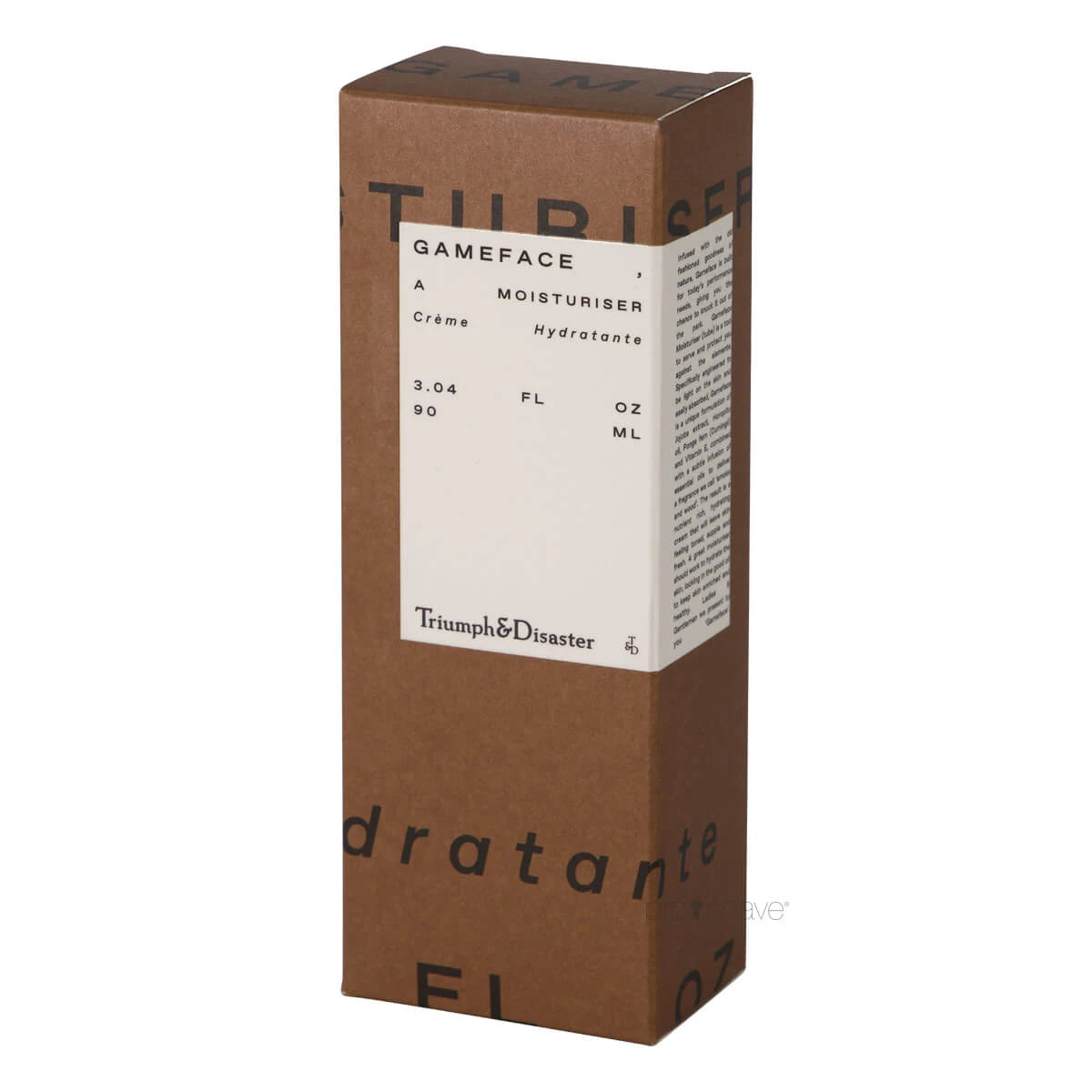Gameface Moisturiser, tub, 90 ml.