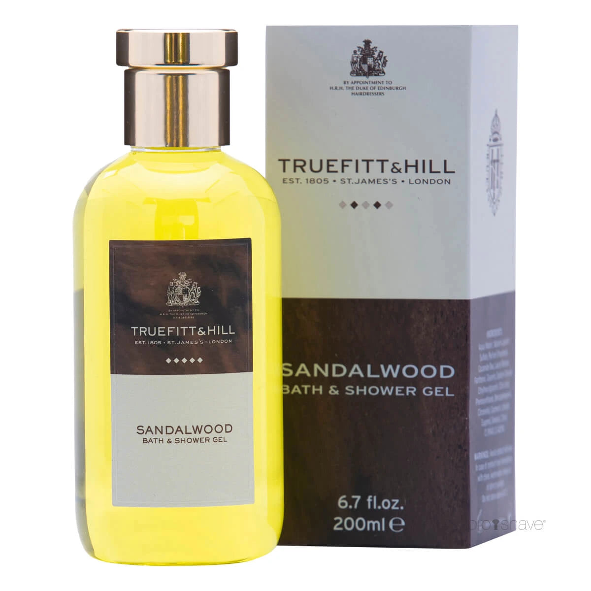 Bad- och duschgel, Sandalwood, 200 ml.