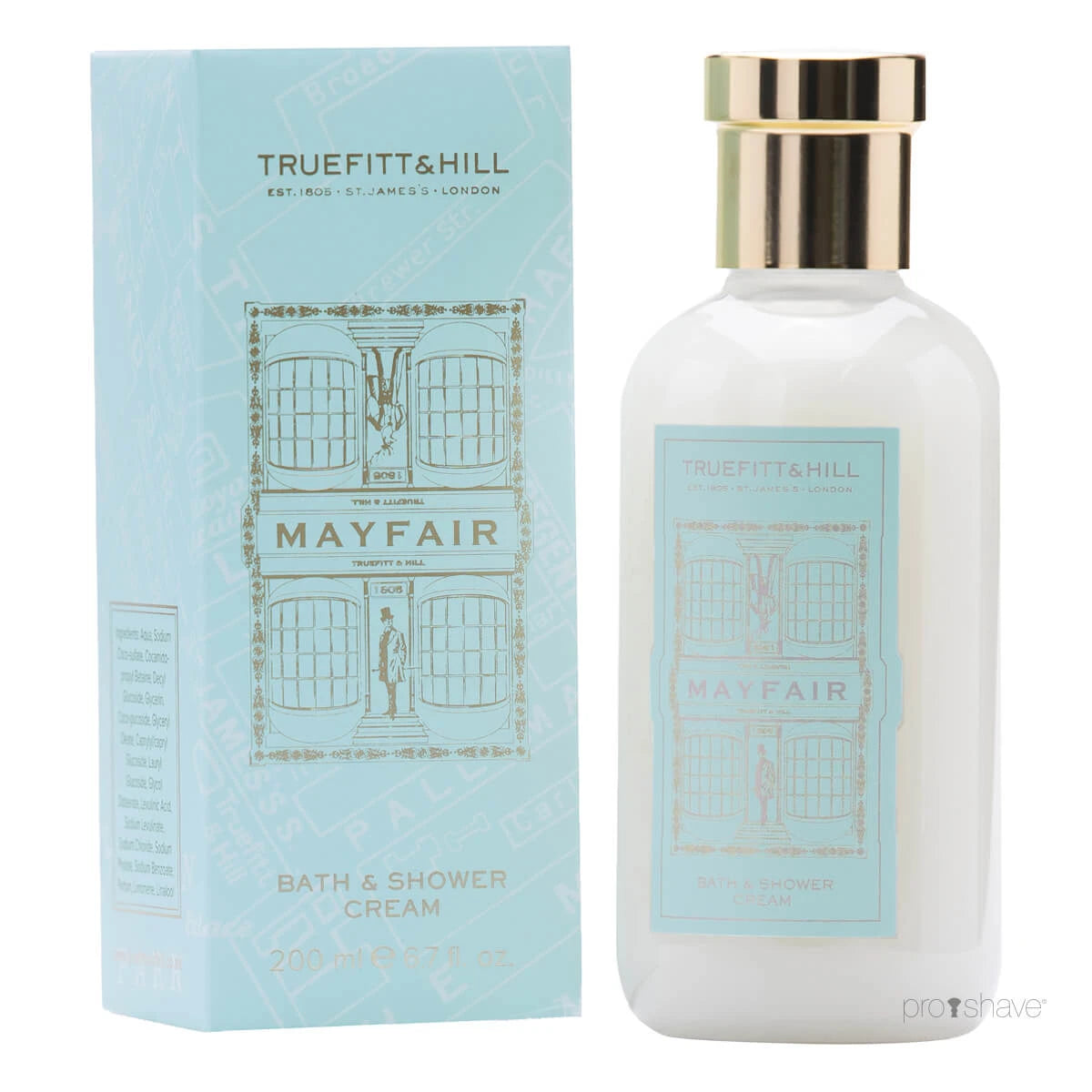 Bad- och duschkräm, Mayfair, 200 ml.