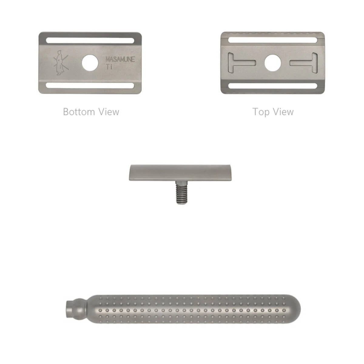 Masamune Säkerhetshyvel, Stängd kam, Titan