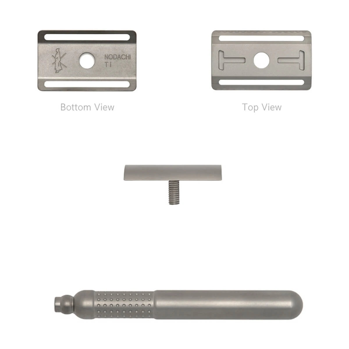 Masamune Nodachi Säkerhetshyvel, sluten kam, titan