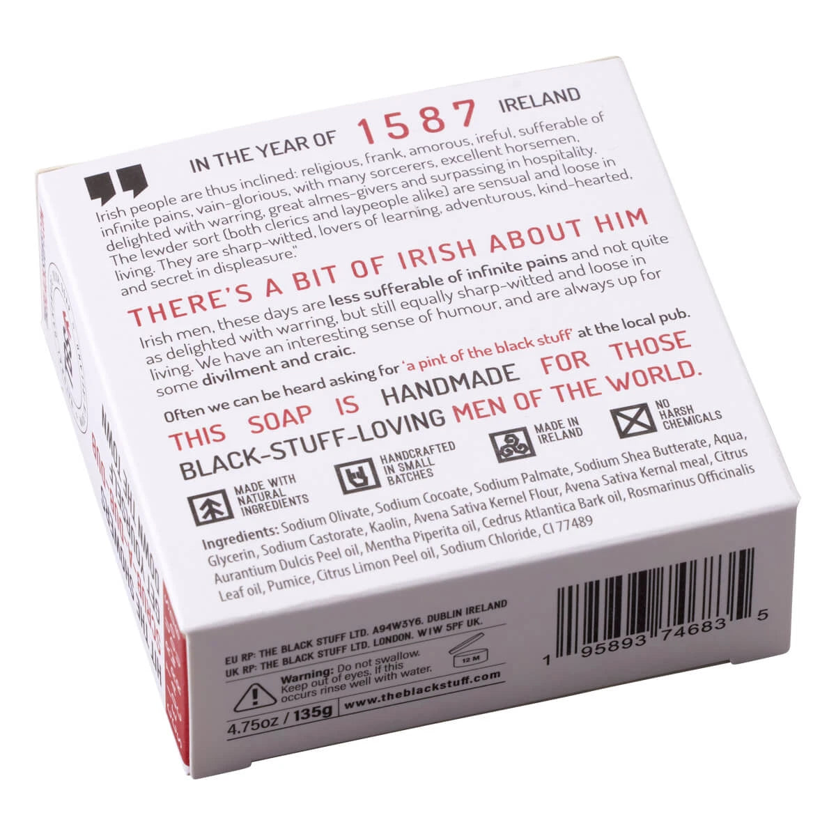 Tvål, Citrus Cedarwood Scrub, 135 g.