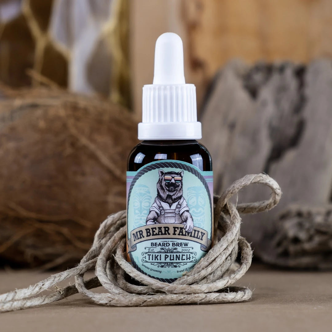 Skäggolja, Beard Brew Oil, Tiki Punch, 30 ml.