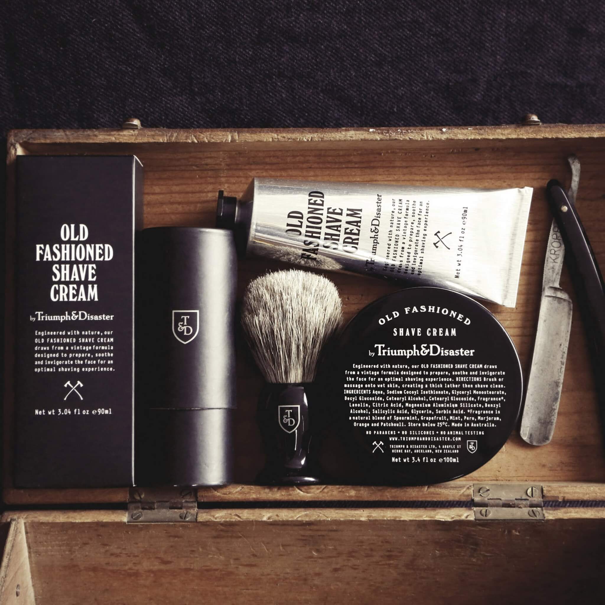 Old Fashioned Shave Cream, tub, 90 ml.