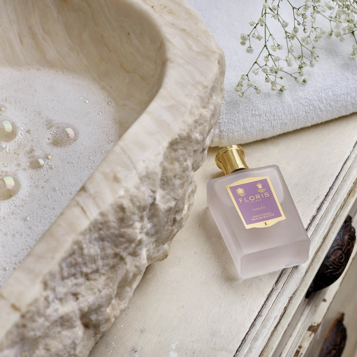 Violett munskölj, 100 ml.