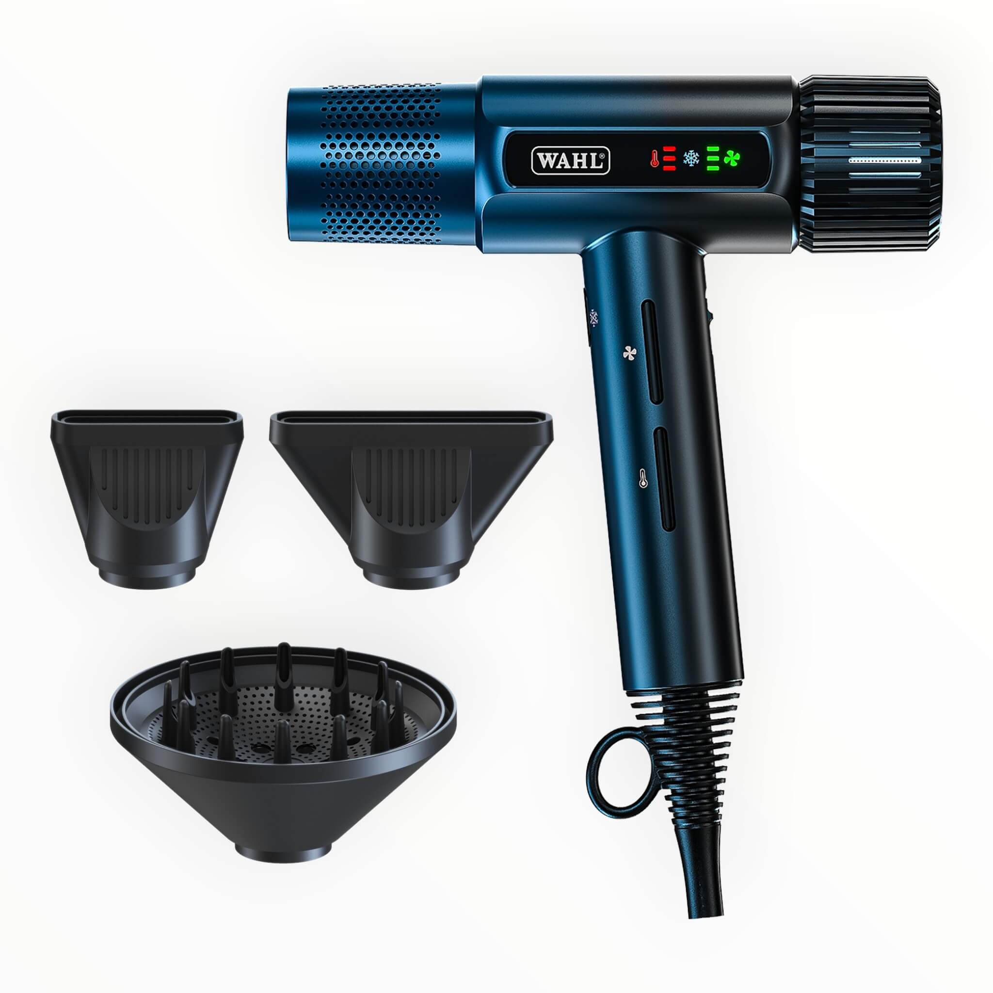 Vanquish Hårtork, 1600W, Midnattsblå