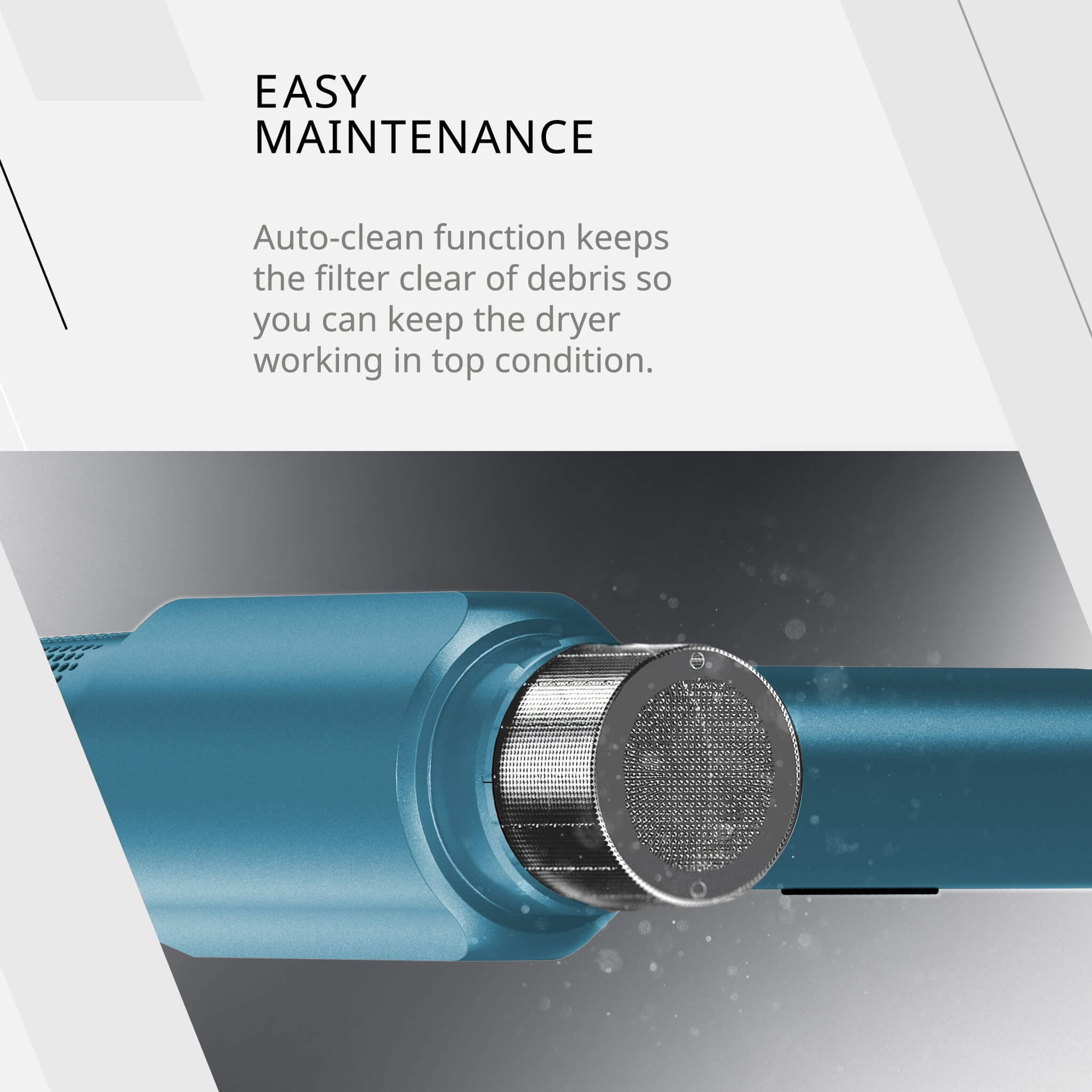 Vanquish Hårtork, 1600W, Cool Blue