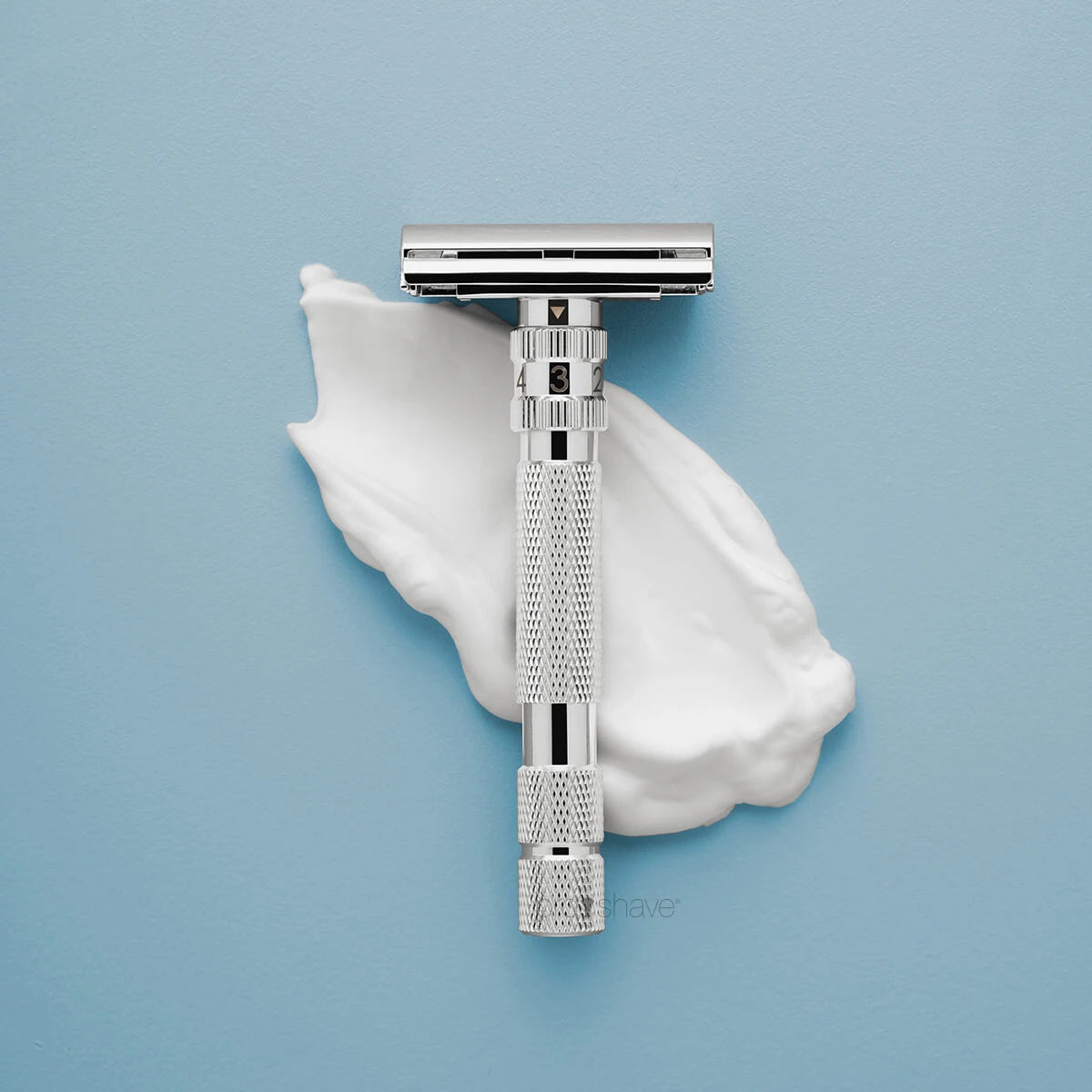 T2 Justerbar Säkerhetshyvel, vitkrom