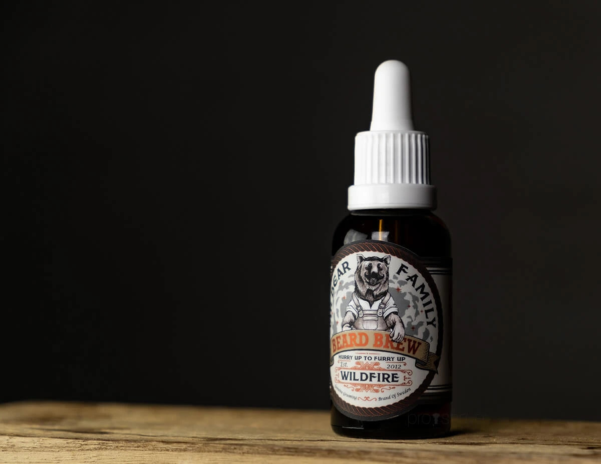 Skäggolja, Beard Brew Oil, Wildfire, 30 ml.