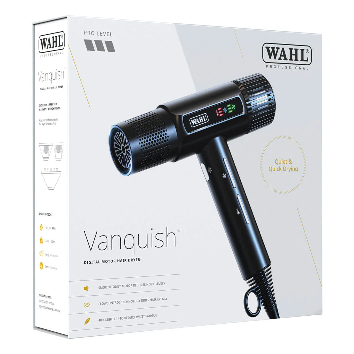 Vanquish Hårtork, 1600W