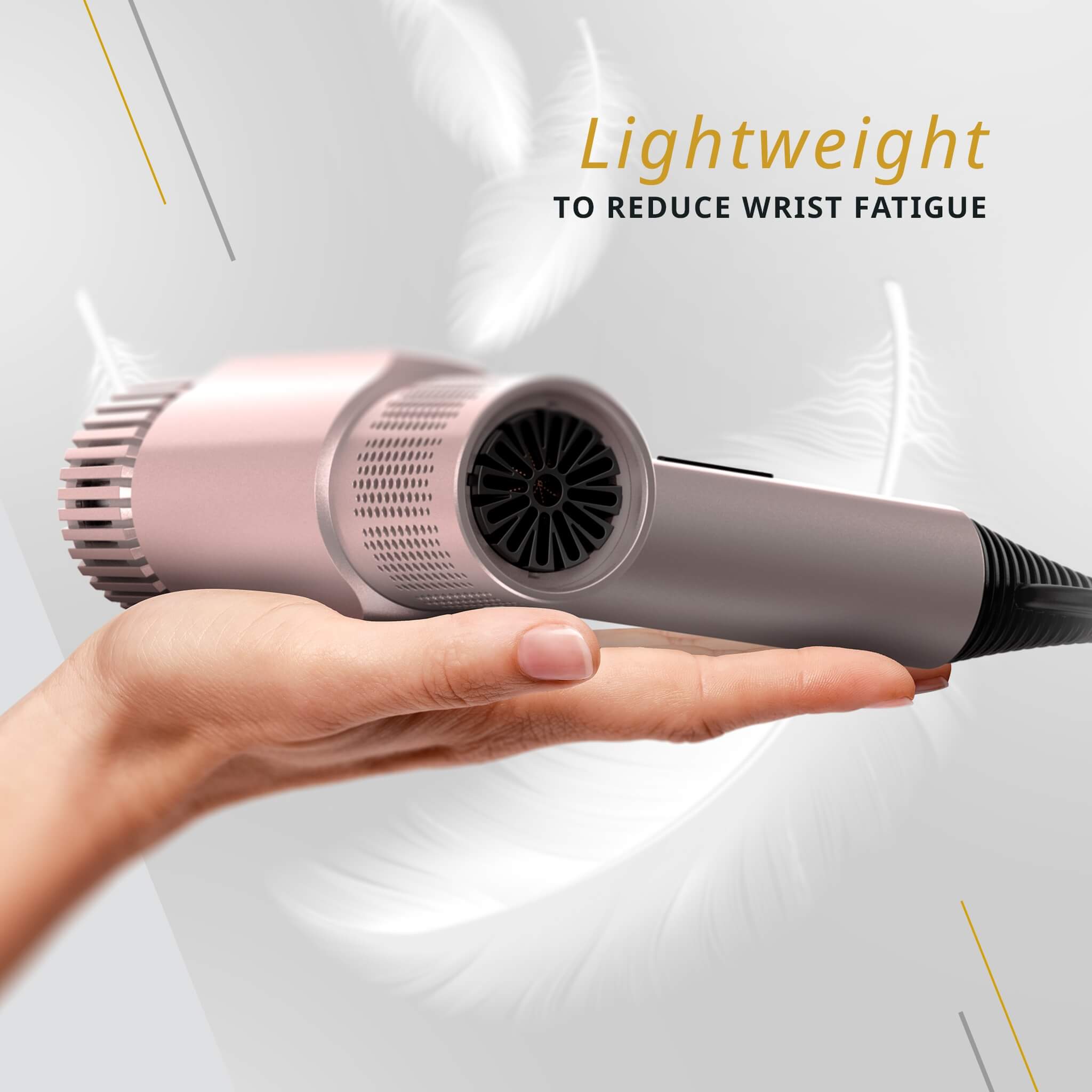 Vanquish Hårtork, 1600W, Rosegold