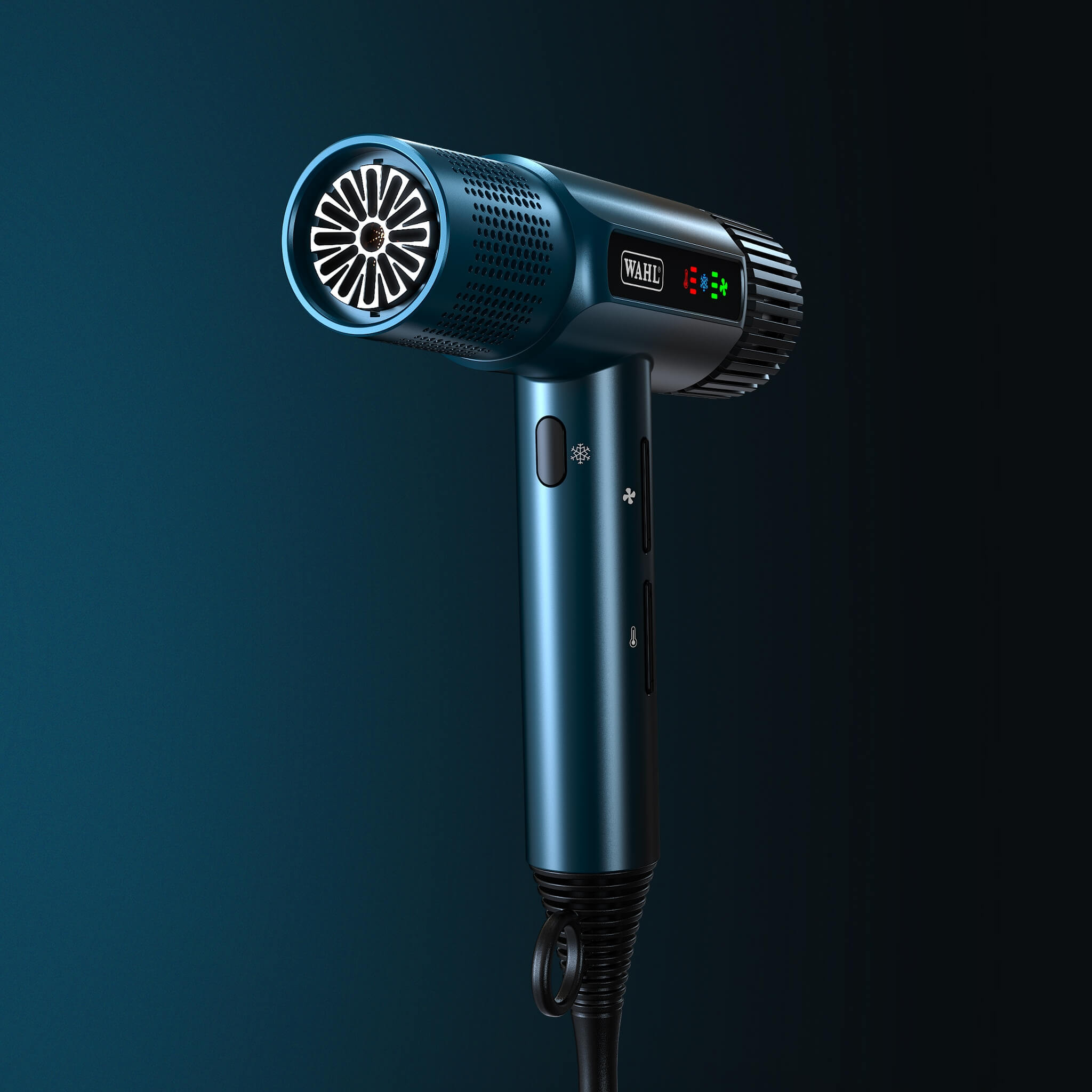 Vanquish Hårtork, 1600W, Midnattsblå