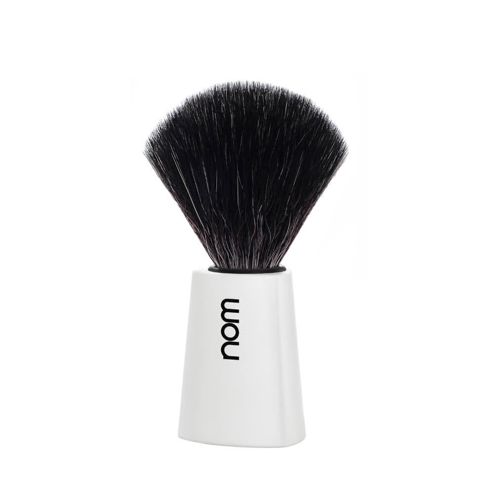 Rakborste, CARL, Svart fiber, Vit