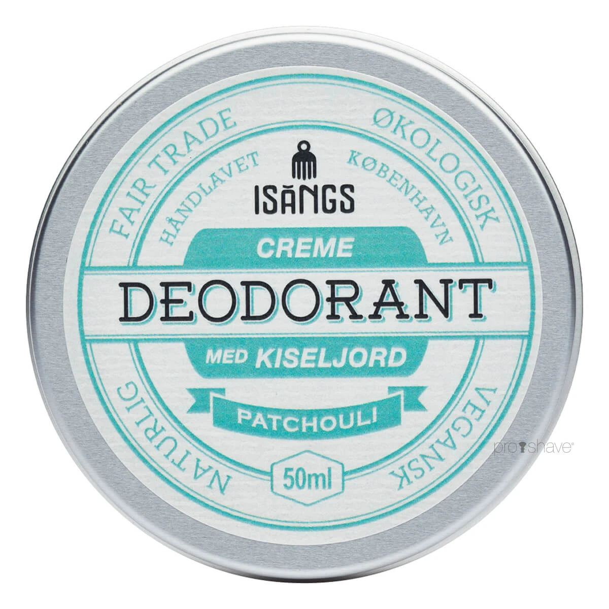 Krämig Deodorant med Silica, Patchouli, 50 ml.