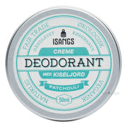 Krämig Deodorant med Silica, Patchouli, 50 ml.