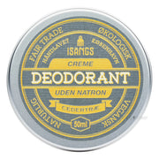 Kräm Deodorant utan bikarbonat, Cederträ, 50 ml.