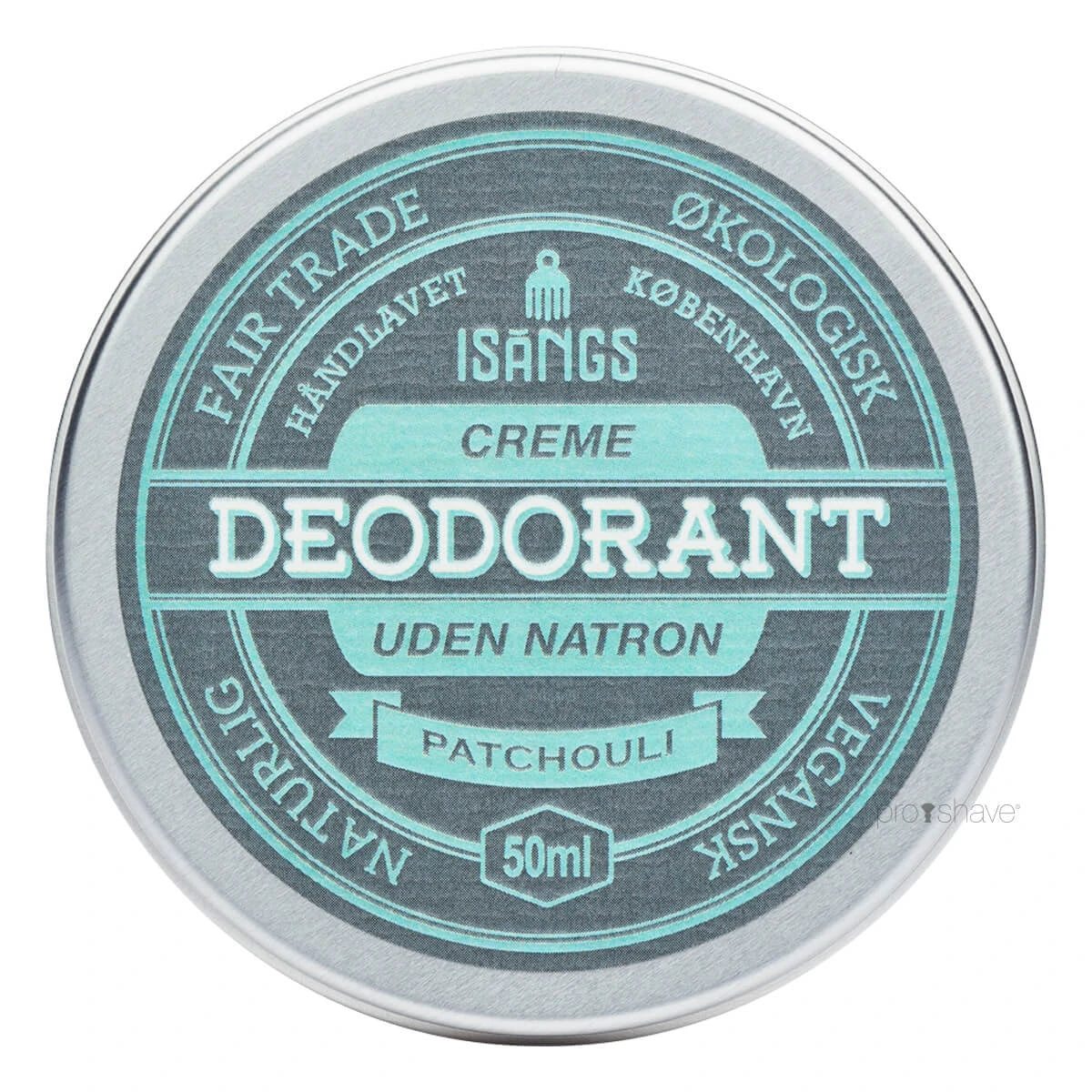 Cream Deodorant utan bakpulver, Patchouli, 50 ml.