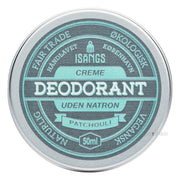 Cream Deodorant utan bakpulver, Patchouli, 50 ml.