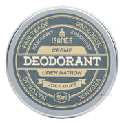 Cream Deodorant utan bakpulver, Oparfymerad, 50 ml.