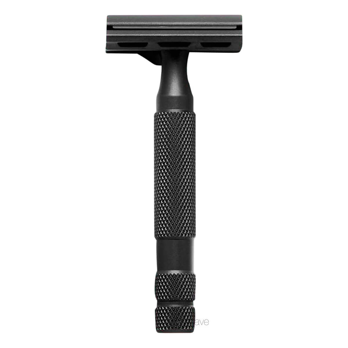 6S Justerbar Säkerhetshyvel, matt svart