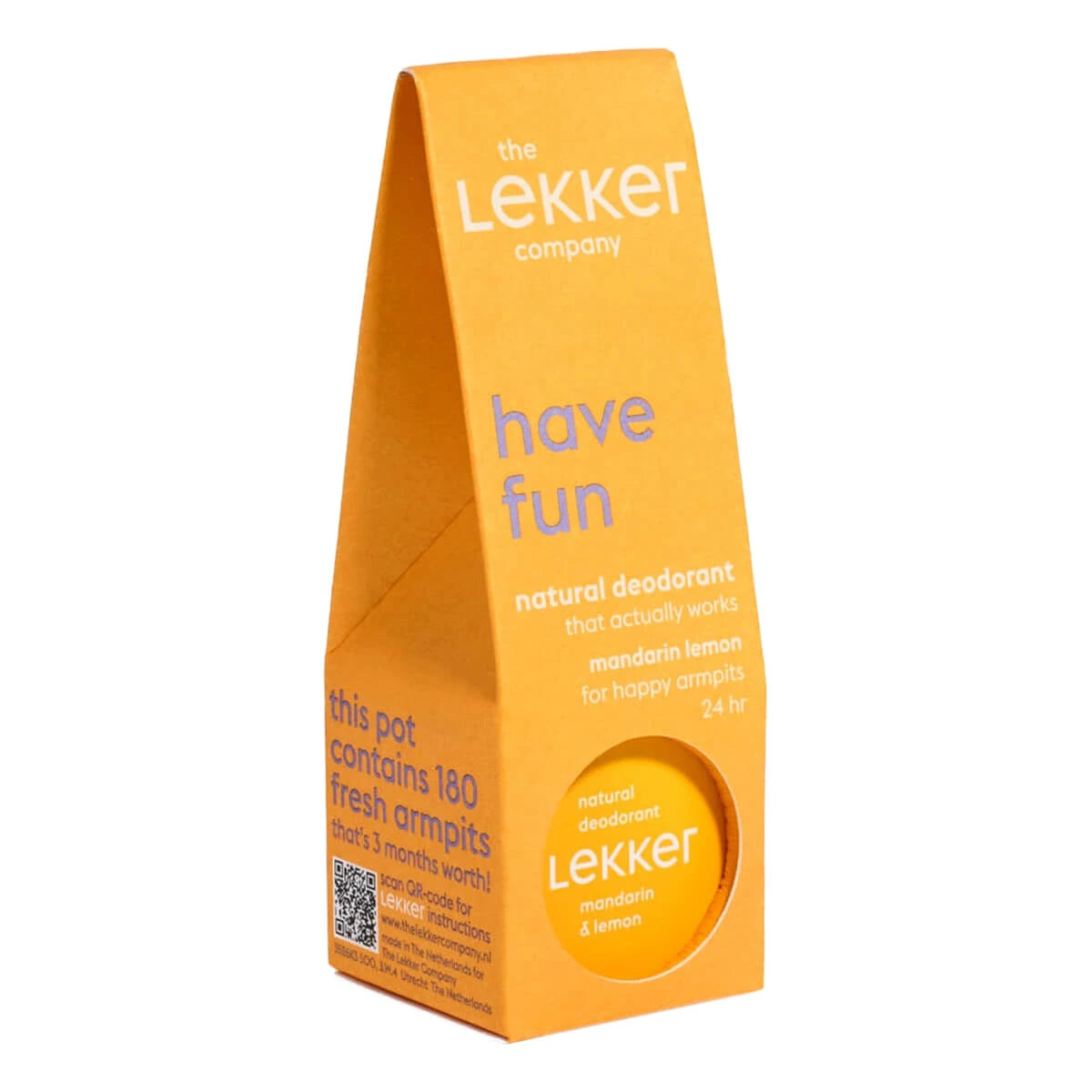 Deodorant Cream, Have Fun - Mandarin & Lemon, 30 g