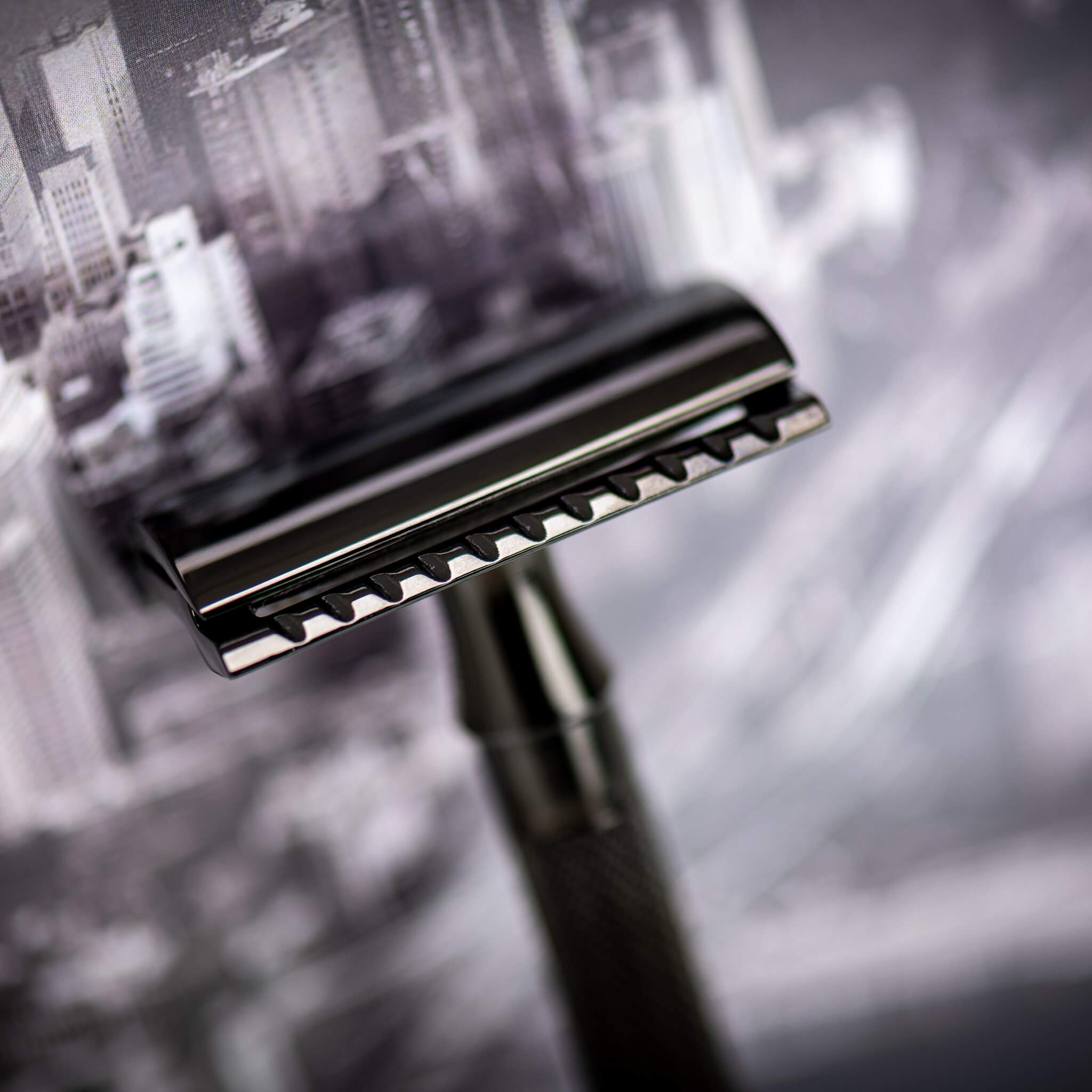 23 Säkerhetshyvel, långt grepp, svart