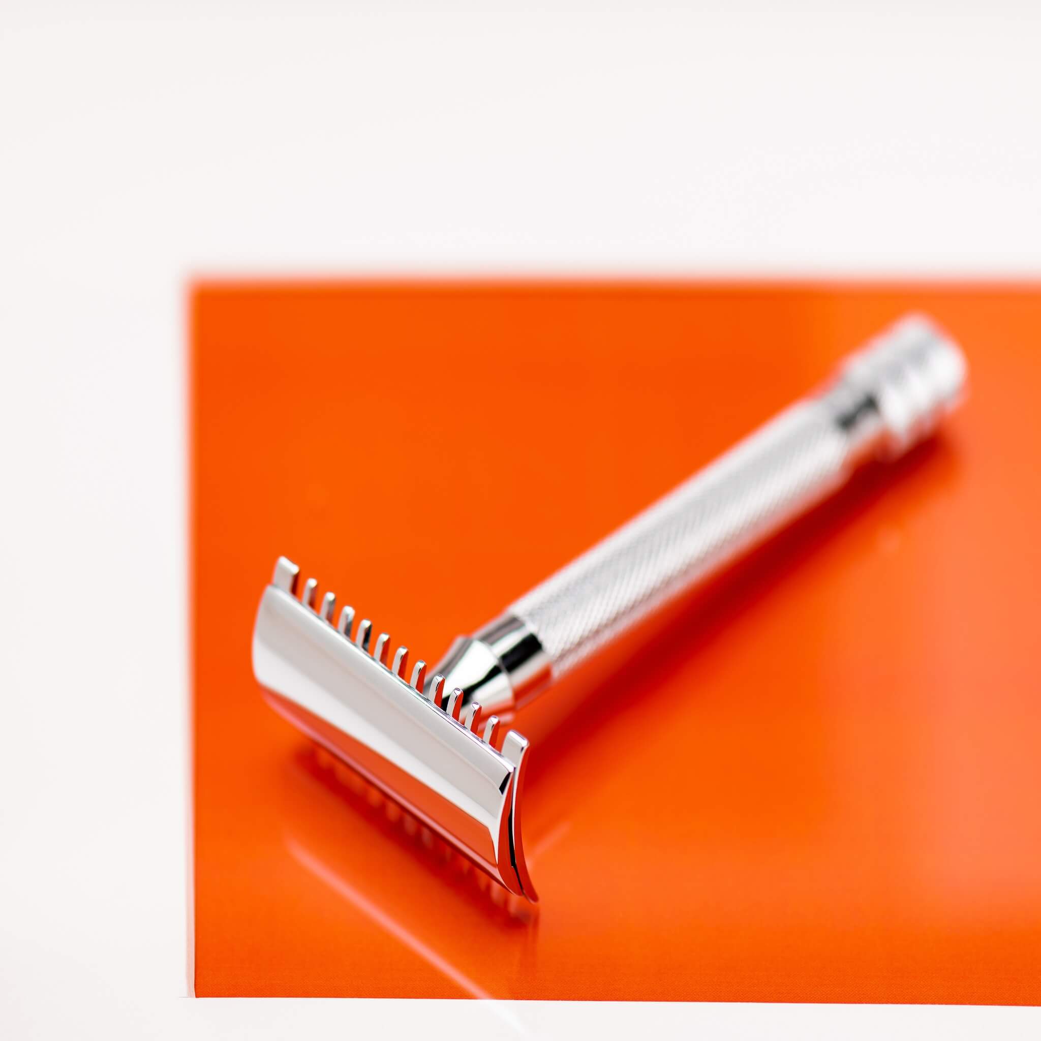 25C Säkerhetshyvel, öppen kam, lång