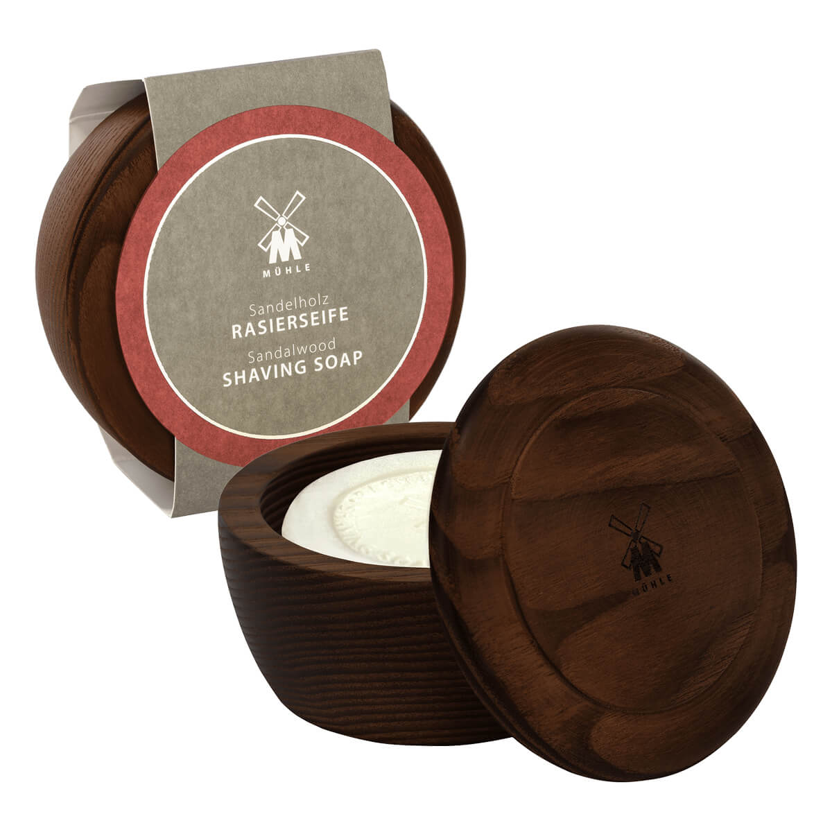 Raktvål i träskål, Sandalwood, 65 gr.