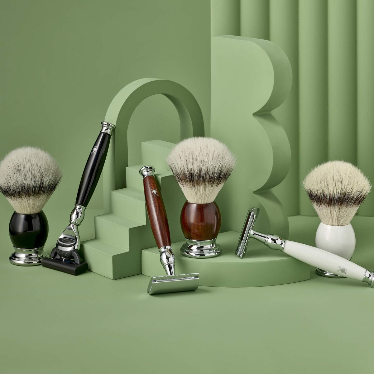 Silvertip Fibre® Rakborste, 23 mm, Sophist, svart harts