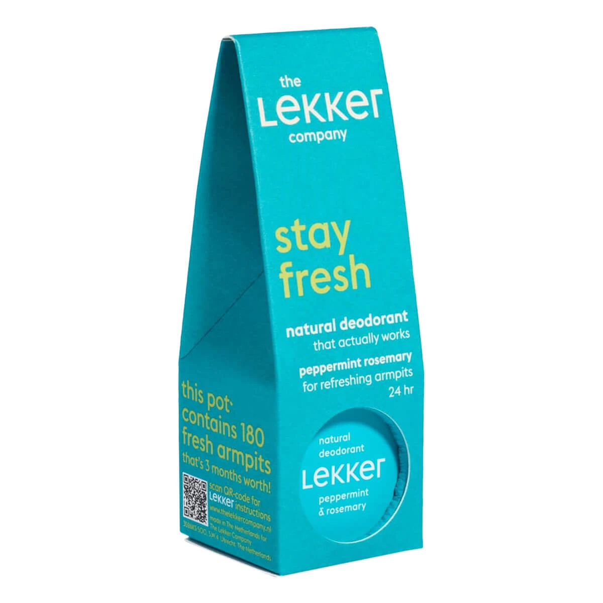 Deodorant Cream, Stay Fresh - Pepparmint & Rosmarin, 30 g