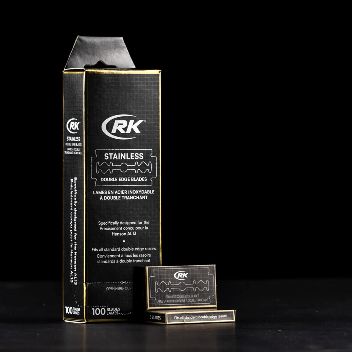 RK Shaving Rostfria Rakblad, 1 bar, 20x5 st (100 st)