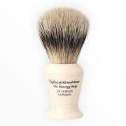 Rakborste, Super Badger, 9 cm, 17 mm. knopp, Elfenben