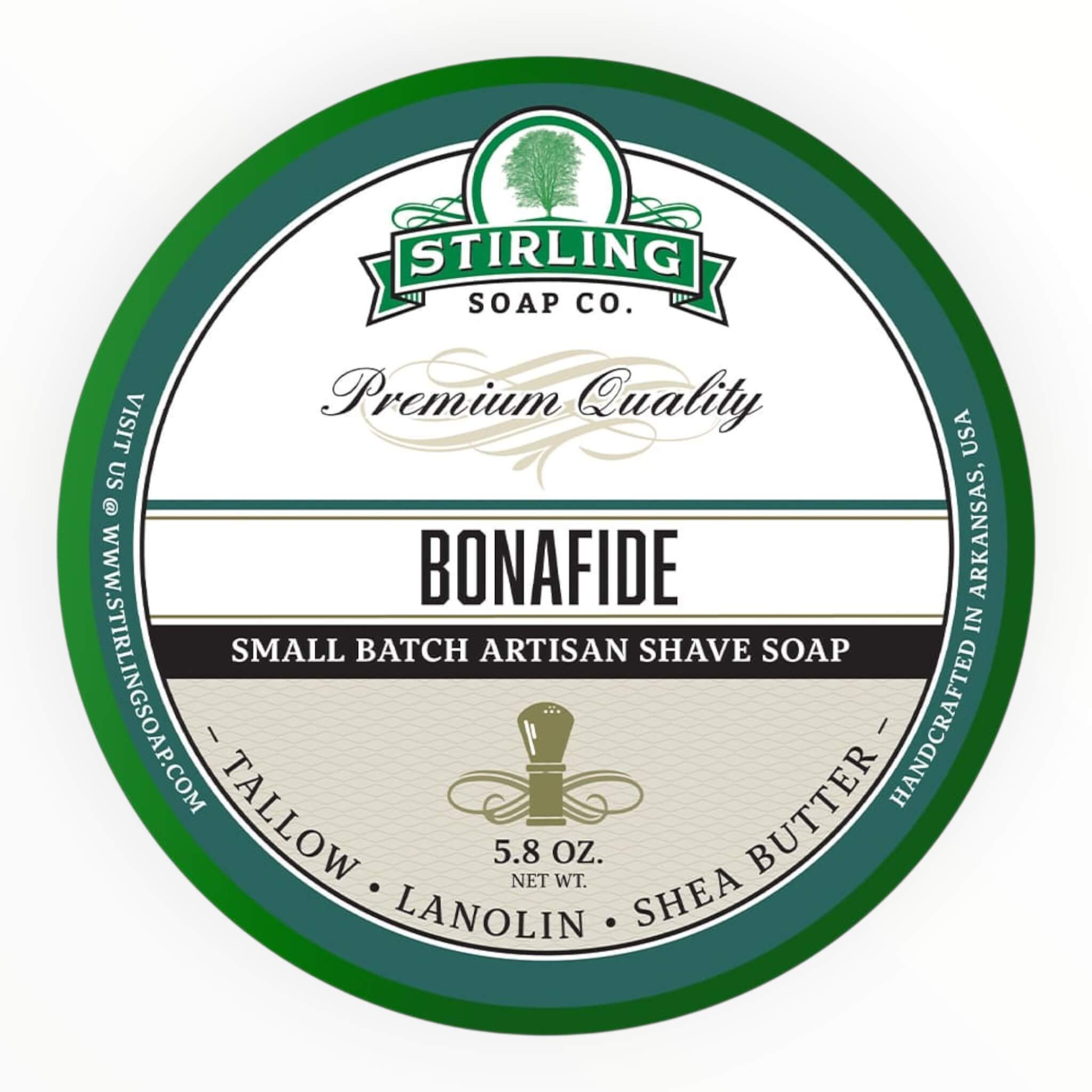 Barbersæbe, Bonafide, 170 ml.