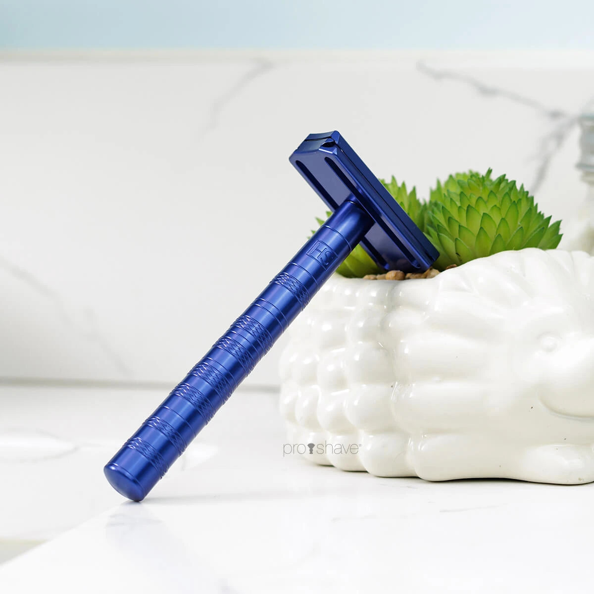 AL13 Säkerhetshyvel, stålblå - MEDIUM